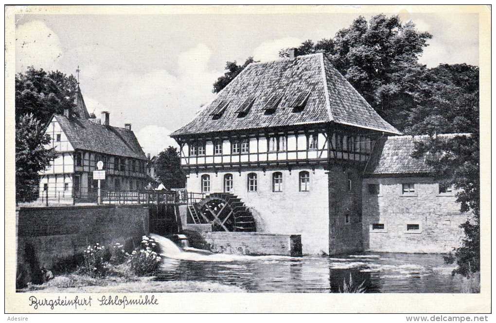 BURGSTEINFURT - Schloßmühle, Gel.1952 - Steinfurt