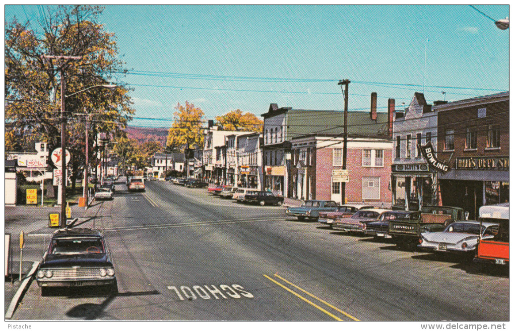 Colebrook New Hampshire USA - 1955-1960 - Main Street - Rue Principale - Cars - Unused - Other & Unclassified