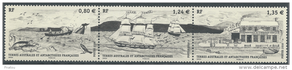 French Antarctic (FSAT), "Cormoran Vert" Inn, 2016, MNH VF - Unused Stamps