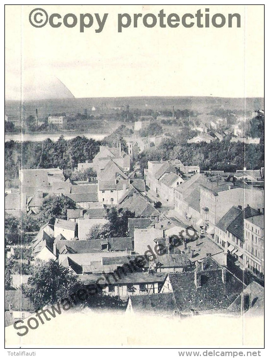 ARNSWALDE Neumark Choszczno 3 Fach Klappkarte Panorama Hochkant A Westen Gesehen Ungelaufen - Neumark