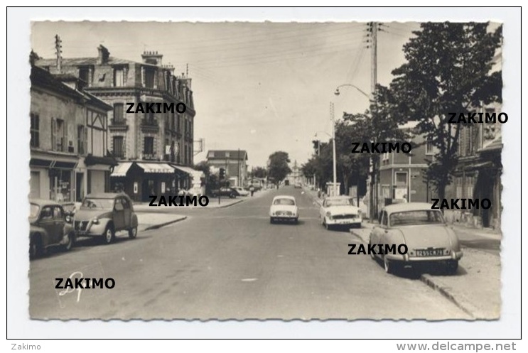 78 SARTROUVILLE -AVENUE MAURICE BERTEAUX-VOITURES 2CV SIMCA VERSAILLES PANHARD Z1 -RECTO/VERSO -C35 - Sartrouville