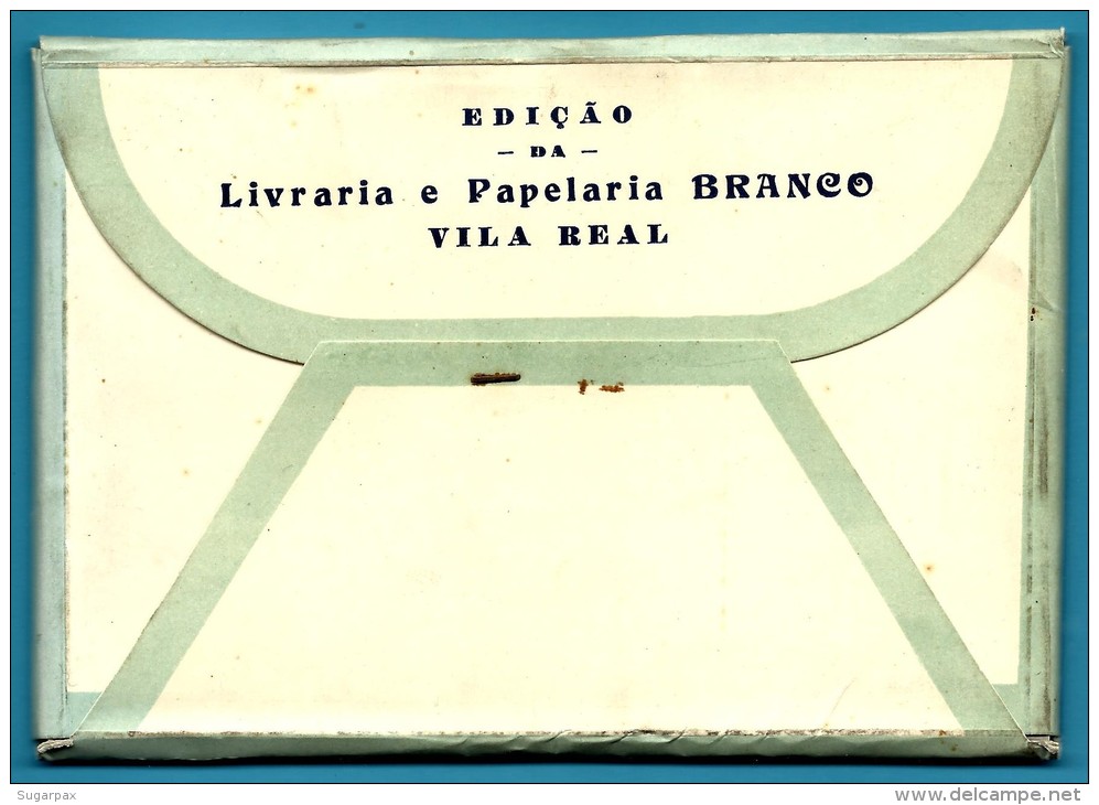 Recordação De VILA REAL - Carteira C/ 12 Postais - Ed. Livraria E Papelaria BRANCO - Portugal - 15 Scans - Vila Real
