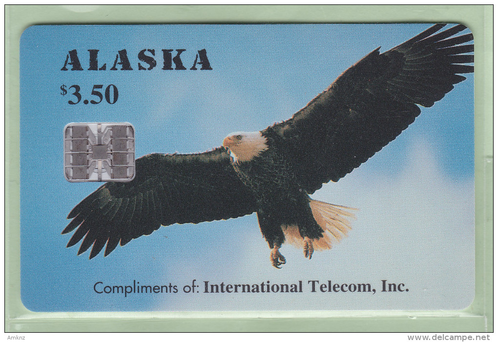 USA - Alaska - 1994 $3.50 Bald Eagle Bird - ASK-09 - Mint - Cartes à Puce