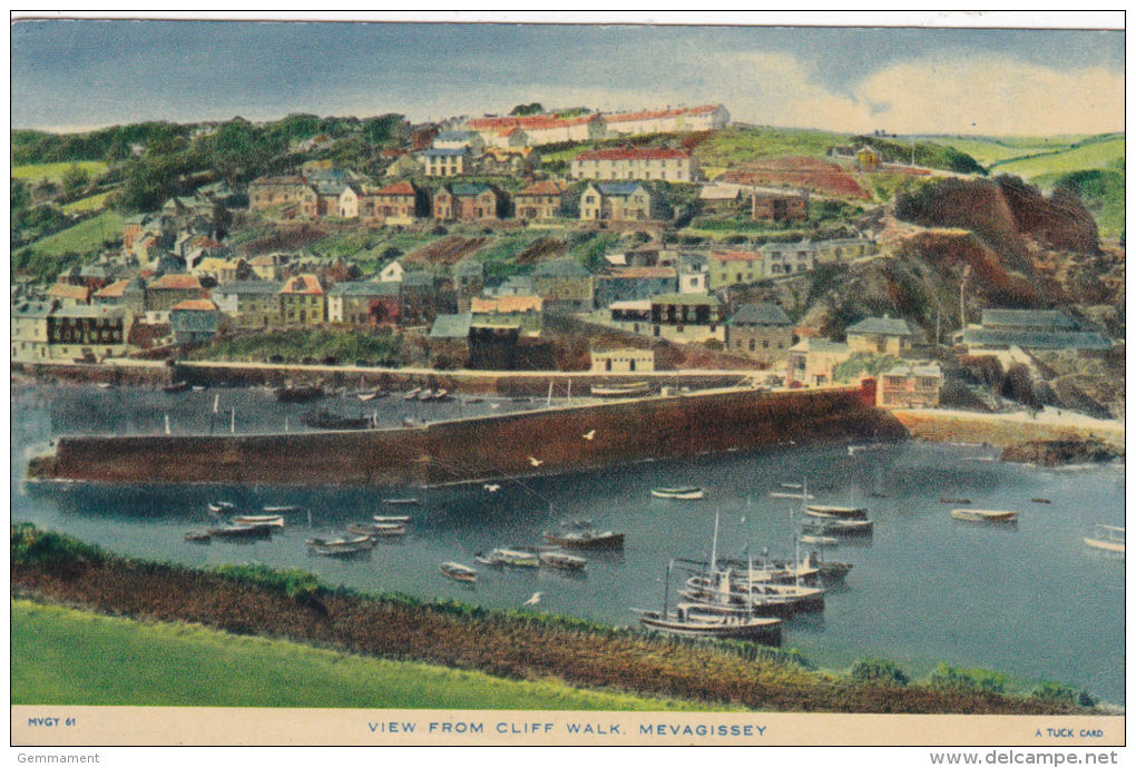 MEVAGISSY. VIEW FROM CLIFF WALK. TUCK  MVGY61 - Other & Unclassified