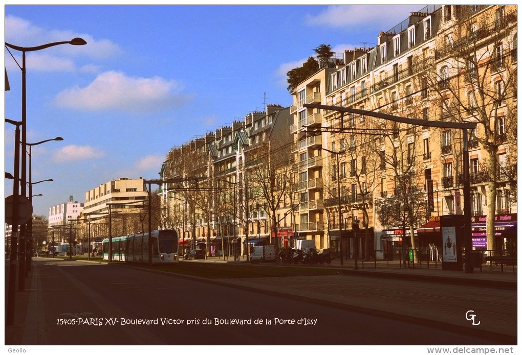 PARIS XV- Boulevard Victor Pris Du Boulevard De La Porte D´Issy (EDITION à TIRAGE LIMITE) - Arrondissement: 15