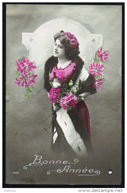 Jeune Femme Avec Fleurs - Circulé - Circulated - Gelaufen - 1912. - Femmes