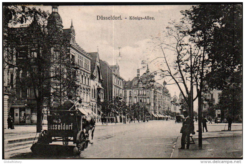 DB6055 - DEUTSCHLAND - DÜSSELDORF - KÖNINGS ALLEE - MIT STRASSE MACHINE - Duesseldorf