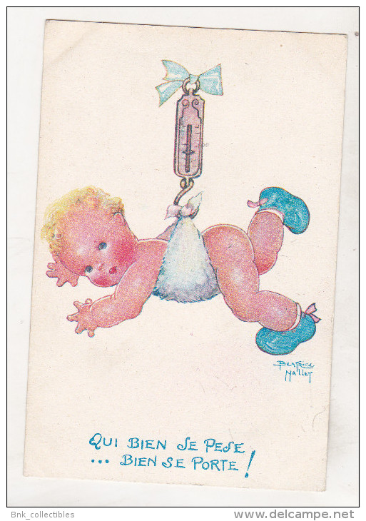 France Old Uncirculated Postcard - Qui Bien Se Pense ... Bien Se Porte ! - Beatrice Mallet - Mallet, B.