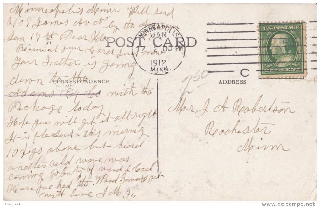 LILY POND, COMO PARK, ST. PAUL, 1912 Used Postcard [16813] - St Paul