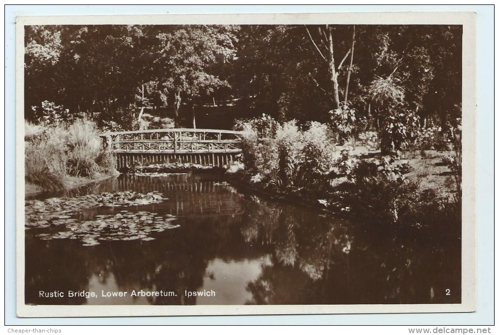 Ipswich - Rustic Bridge, Lower Arboretum - Ipswich