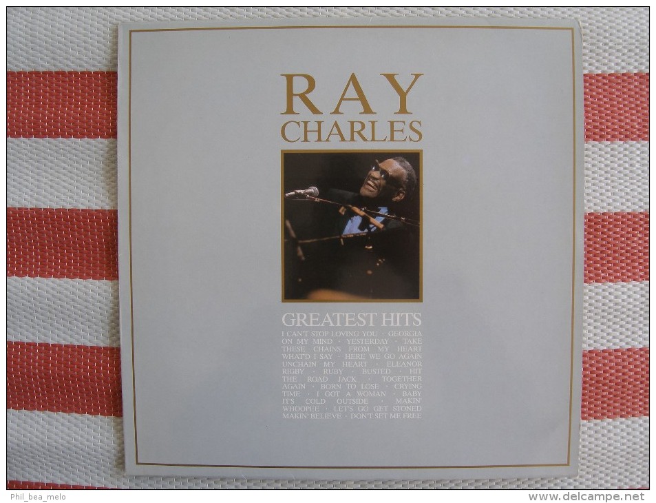 MUSIQUE - VINYL 33 TOURS - RAY CHARLES - 20 GREATEST HITS OF THE GENIUS - LP - 1979 - COMMANDER 39009 - EXCELLENT ETAT - Autres & Non Classés