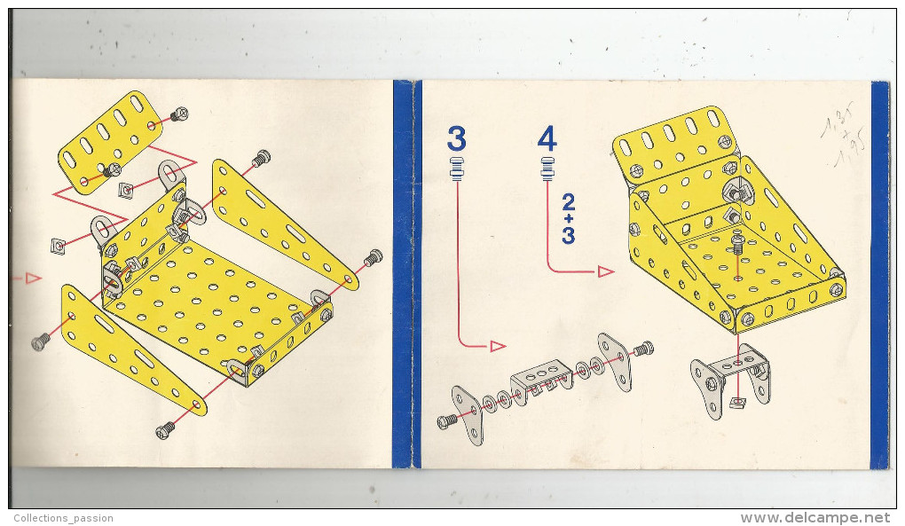 G-I-E , Notice , Brochure , MECCANO 101 , 2 Scans ,  Frais Fr : 1.95€ - Meccano