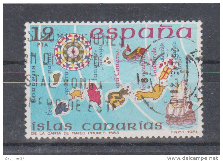 ESPAGNE ILE CANARIES OBLITERE CACHET ROND #226# - Iles