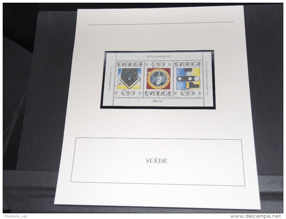 SUEDE -  Bloc Luxe Avec Texte Explicatif - Belle Qualité - À Voir -  N° 11692 - Blocks & Sheetlets