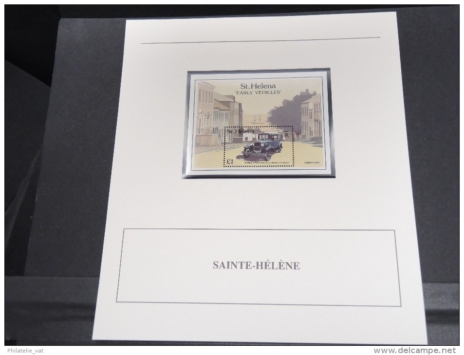 SAINTE HELENE -  Bloc Luxe Avec Texte Explicatif - Belle Qualité - À Voir -  N° 11700 - Saint Helena Island