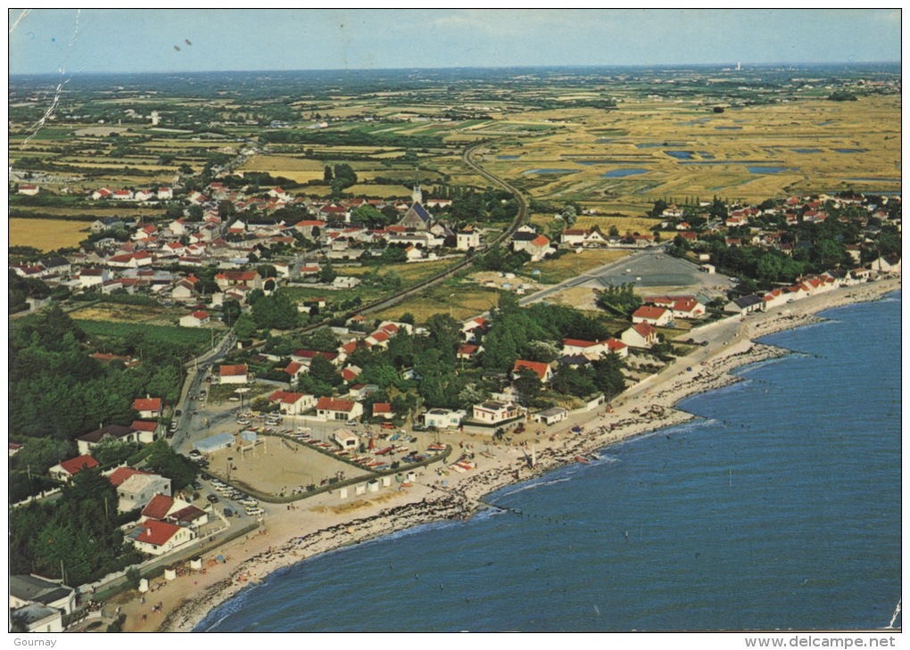 Les Moutiers En Retz : La Plage Et Le Bourg (n°571 Guitteny Aérienne) - Les Moutiers-en-Retz