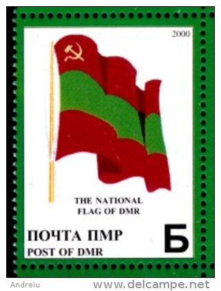 2000 Transnistria (Moldova) - 10 Years Independence 1v., Flag , Drapeau, Bandera Local MNH - Briefmarken