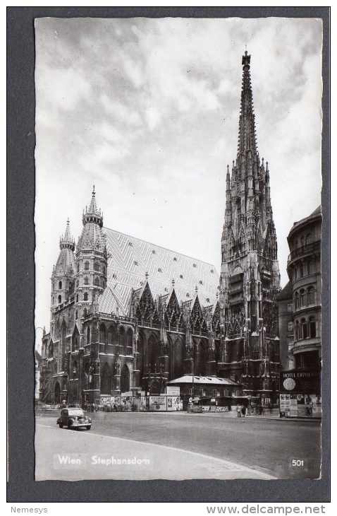 1964 WIEN STEPHANSDOM FP V SEE 2 SCANS ANIMATA - Stephansplatz