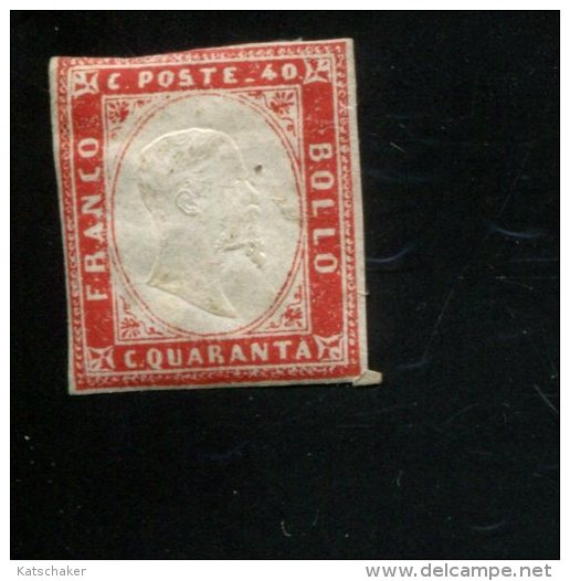 ITALIE Koninkrijk MET SCHARNIER  AVEC CHARNIERE HINGED MIT FALZ YVERT 13 - Altri & Non Classificati