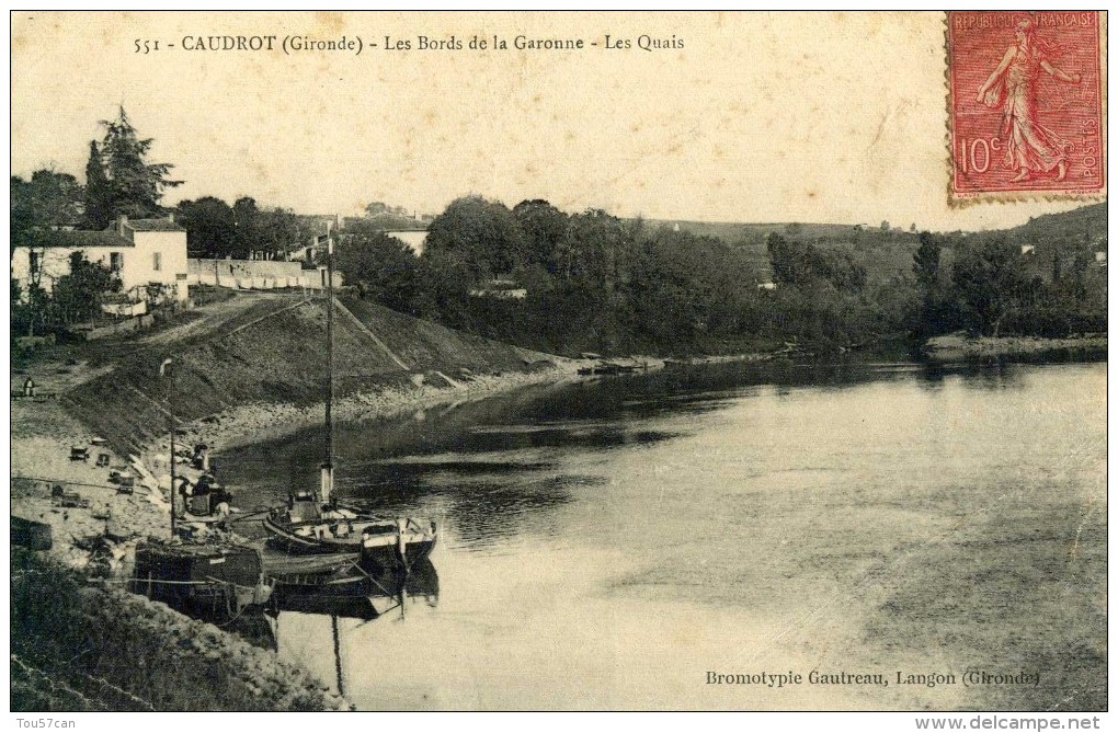 CAUDROT - GIRONDE   (33 )  - CPA. - Arcachon