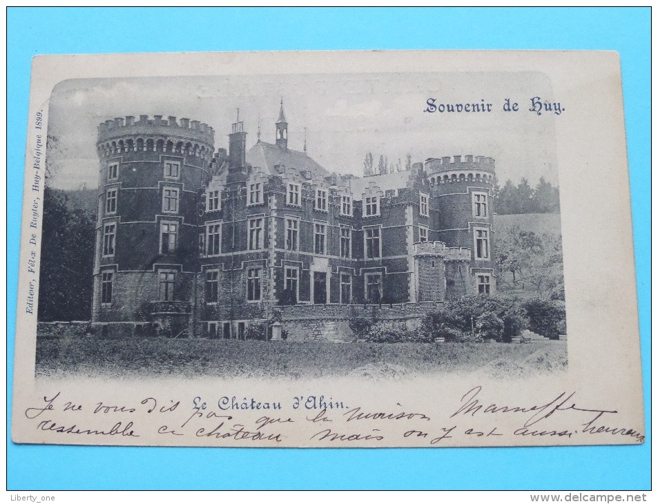 Souvenir De HUY Le Château D'Ahin ( Felix De Ruyter) Anno 1900 ( Zie Foto Voor Details ) !! - Huy