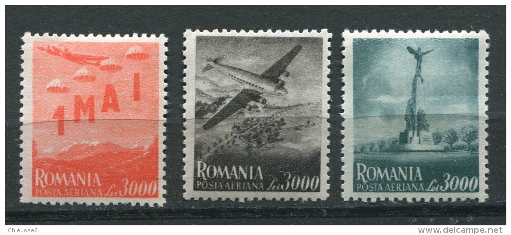 Roumanie ** PA 39 à 41 - Commémoration Du 1er Mai - Ongebruikt