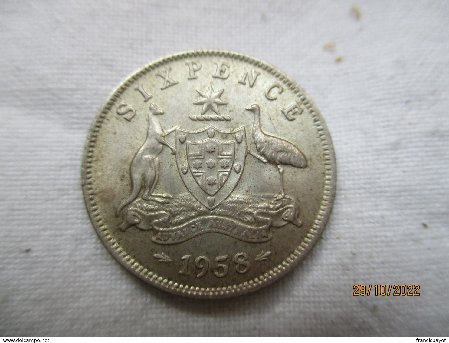 Australia: 6 Pence 1958 - Sixpence