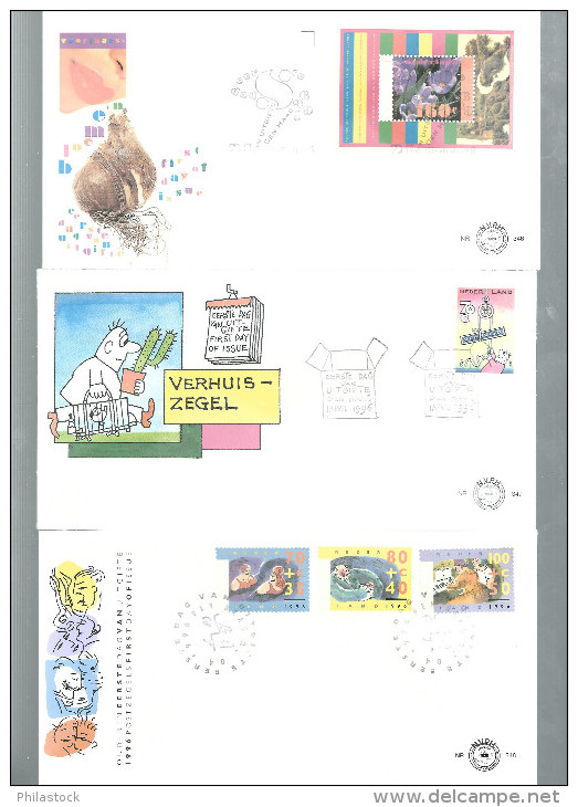 PAYS BAS Année 1996 En FDC  (18 Env.) - FDC