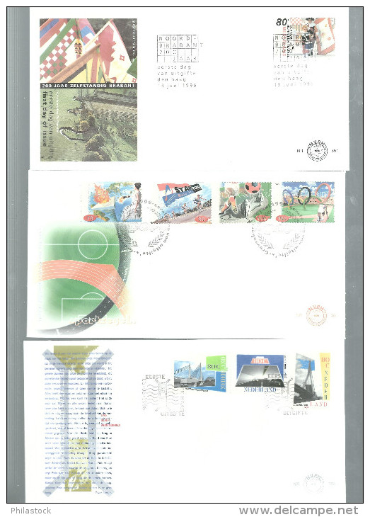 PAYS BAS Année 1996 En FDC  (18 Env.) - FDC