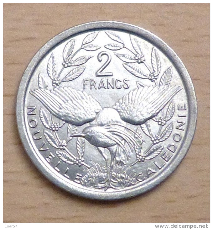 NOUVELLE CALEDONIE 2 FRANCS 1973 - Nuova Caledonia