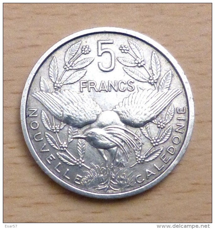 NOUVELLE CALEDONIE 5 FRANCS 1952 - New Caledonia