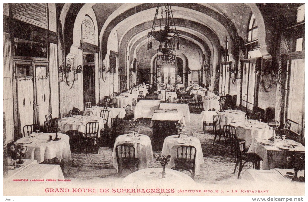 Grand Hôtel  SUPERBAGNERES  -  Le Restaurant - Superbagneres