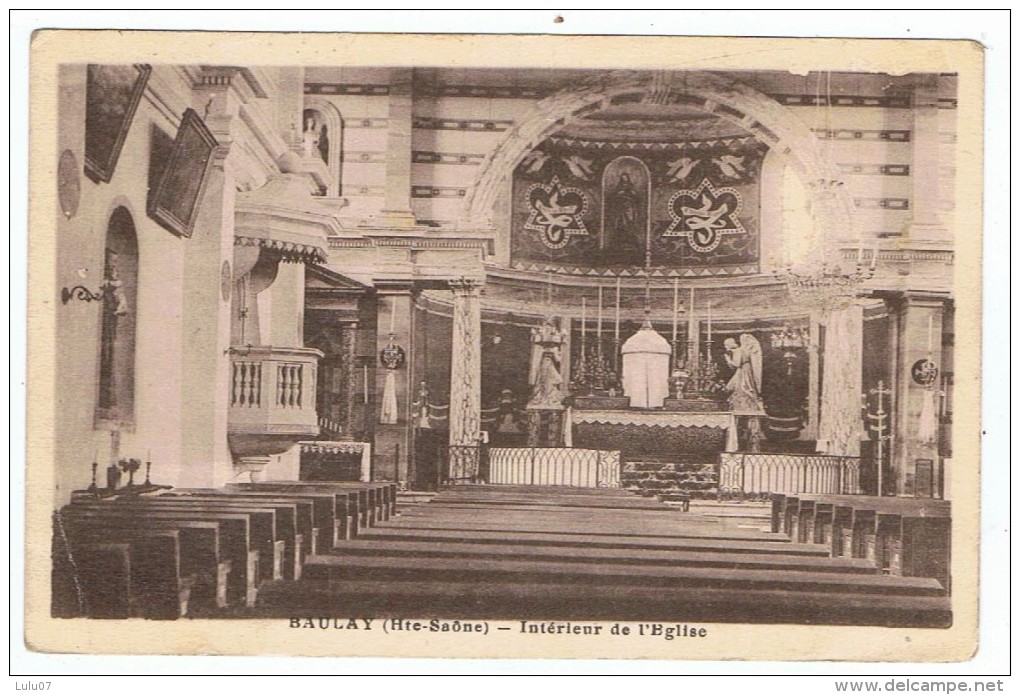 Baulay   Intérieur église - Autres & Non Classés