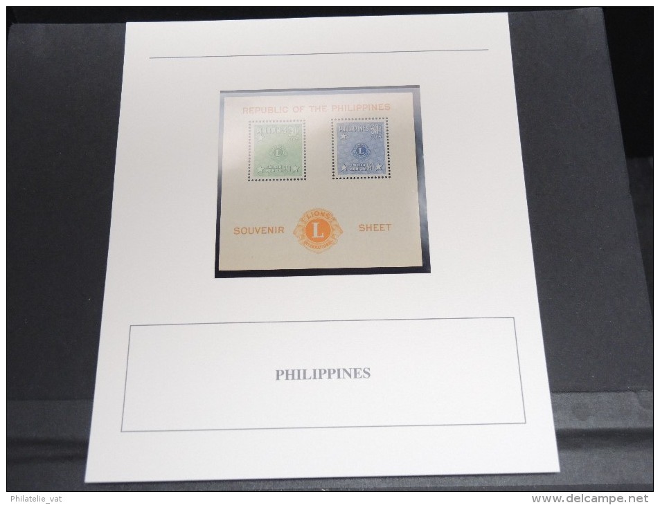PHILIPPINES - Bloc Luxe Avec Texte Explicatif - Belle Qualité - À Voir -  N° 11764 - Filipinas