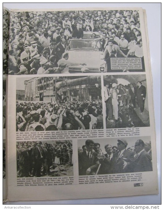 AC - SULEYMAN DEMIREL PRIME MINISTER OF TURKEY HAYAT MAGAZINE 02 OCTOBER 1969 - Magazines