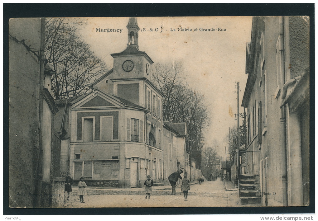 MARGENCY - La Mairie Et Grande Rue - Otros & Sin Clasificación