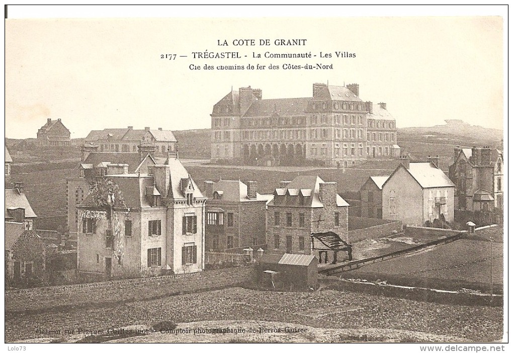 Trégastel - La Communauté - Les Villas - Cie Des Chemins De Fer Des Côtes-du-Nord - Trégastel