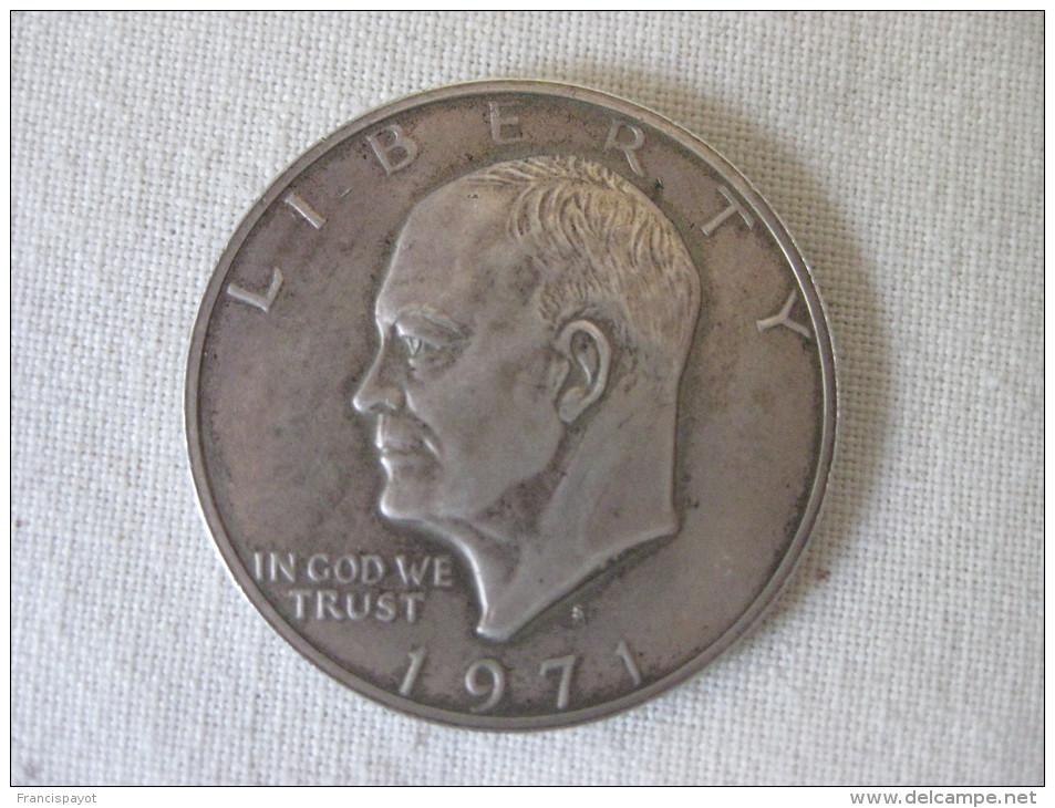 USA 1$ Eisenhower  1971 (silver 40%) - 1971-1978: Eisenhower