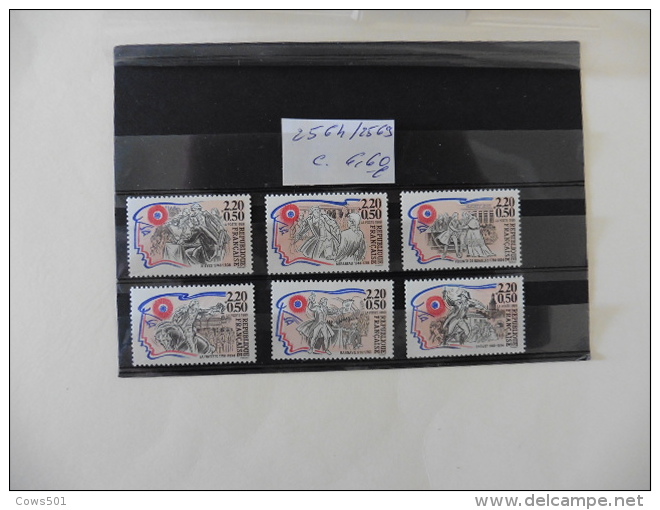 France : Série Timbres N°2564/2569  Neufs - Colecciones Completas