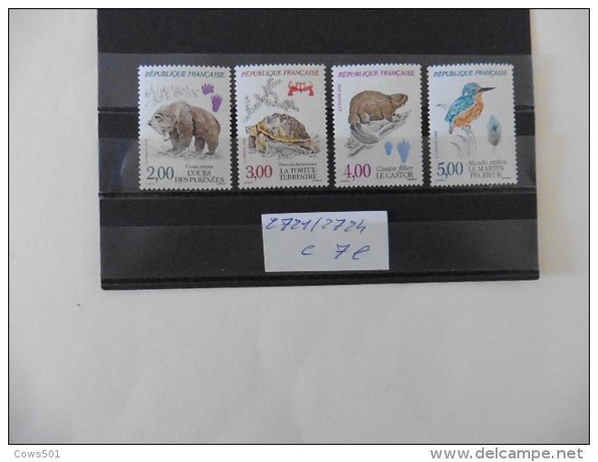 France : Série Timbres N°  2721 / 2724    Neufs - Collections