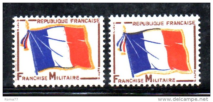 W77 - FRANCIA 1964 , Servizio Il N. 13  ***  MNH : Due Esemplari - Nuovi