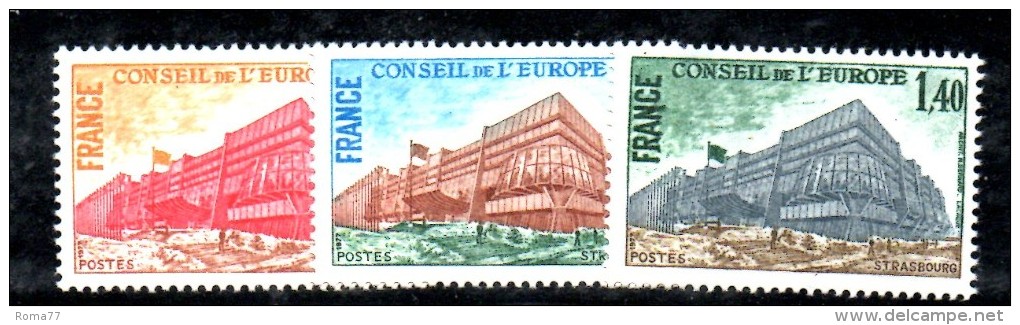 W279 - FRANCIA 1977 , Servizio EUROPA N. 53/55  *** MNH - Nuovi