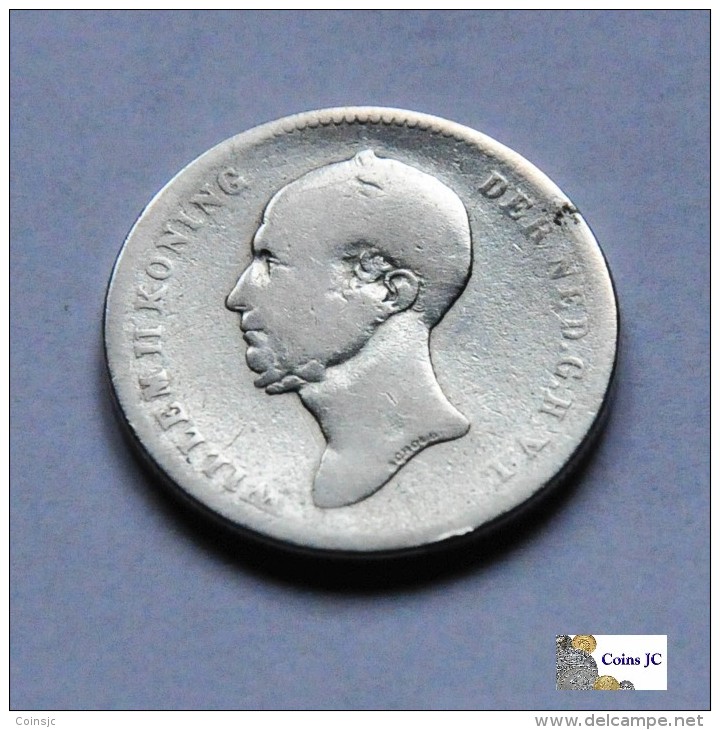 Netherlands - 25 Cents - 1849 - Monedas En Oro Y Plata
