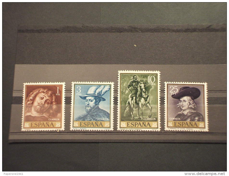 SPAGNA - 1962 RUBENS 4 Valori  - NUOVI(++) - Unused Stamps