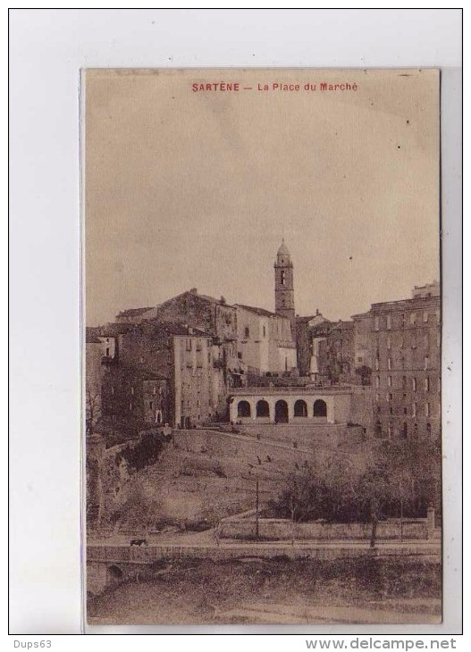 SARTENE - La Place Du Marché - Très Bon état - Sartene