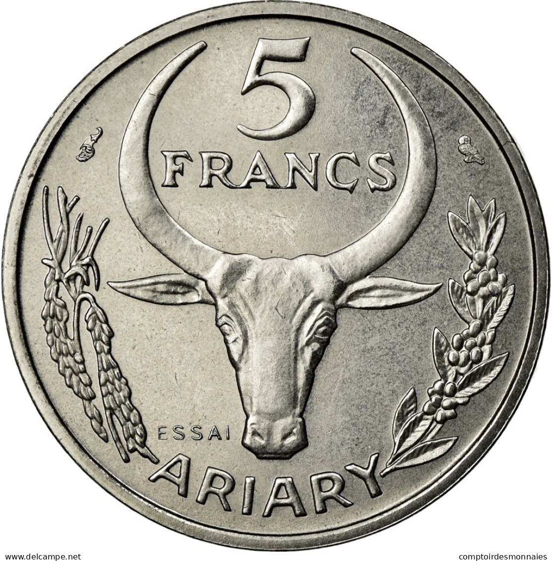 Monnaie, Madagascar, Franc, 1966, Paris, FDC, Stainless Steel, KM:8 - Madagaskar
