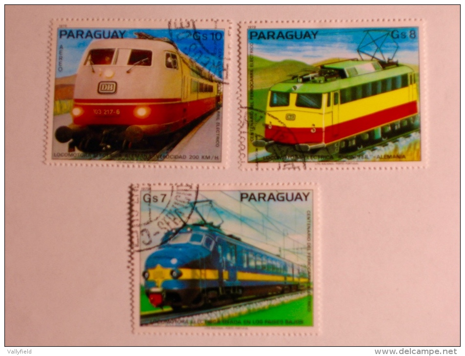 PARAGUAY  1979   LOT# 23  TRAINS - Paraguay