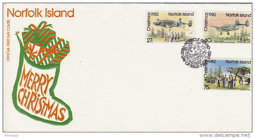 Norfolk Island 1982 Christmas  FDC - Norfolk Island