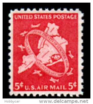 USA, 1948,  New York City, C38, Airmail, 5c, MNH, VF - 2b. 1941-1960 Unused