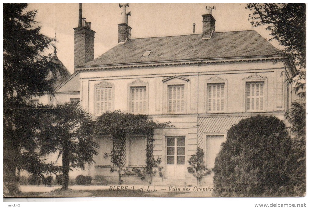 37. Bléré. Villa Des Crépieres - Bléré